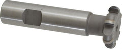 Whitney Tool Co. - 5/32" Radius, 5/16" Circle Diam, 1-5/16" Cutter Diam, Shank Connection, Convex Radius Cutter - 3/4" Shank Diam, 3-1/2" OAL, Carbide-Tipped, Uncoated, Profile Ground, 6 Teeth, Weldon Flat - Exact Tooling