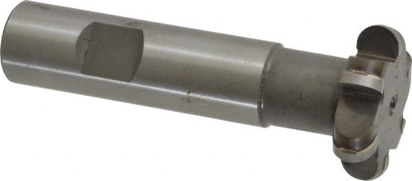 Whitney Tool Co. - 3/16" Radius, 3/8" Circle Diam, 1-3/8" Cutter Diam, Shank Connection, Convex Radius Cutter - 3/4" Shank Diam, 3-1/2" OAL, Carbide-Tipped, Uncoated, Profile Ground, 6 Teeth, Weldon Flat - Exact Tooling