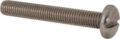 Value Collection - M10x1.50 Metric Coarse, 70mm Length Under Head Slotted Drive Machine Screw - Pan Head, Grade 316 & A4 Stainless Steel, Uncoated, Without Washer - Exact Tooling