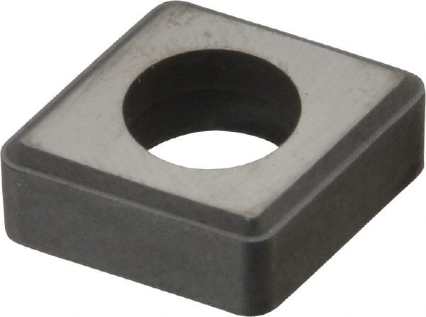 Made in USA - 1/2" Inscribed Circle, Diamond (Shape) Shim for Indexables - Carbide, 3/16" Thick, CSN Shim Style, Negative Rake - Exact Tooling