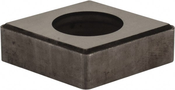 Made in USA - 3/4" Inscribed Circle, Diamond (Shape) Shim for Indexables - Carbide, 1/4" Thick, ICSN Shim Style, Negative Rake - Exact Tooling