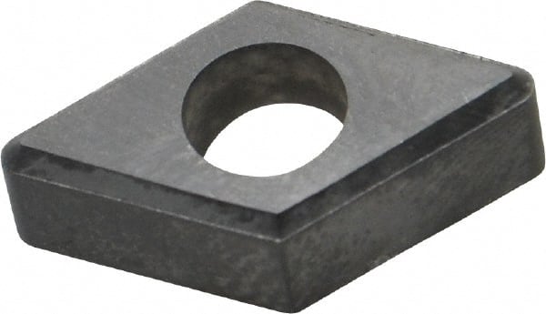 Made in USA - 1/2" Inscribed Circle, Diamond (Shape) Shim for Indexables - Carbide, 1/4" Thick, IDSN Shim Style, Negative Rake - Exact Tooling