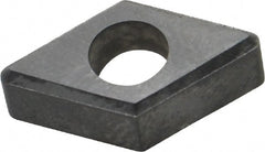 Made in USA - 1/2" Inscribed Circle, Diamond (Shape) Shim for Indexables - Carbide, 1/4" Thick, IDSN Shim Style, Negative Rake - Exact Tooling