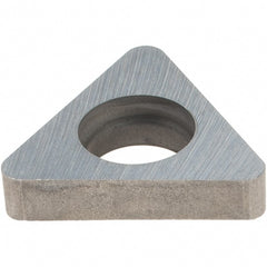 Made in USA - 3/8" Inscribed Circle, Triangle Shim for Indexables - Carbide, 1/8" Thick, ITSN Shim Style, Negative Rake - Exact Tooling