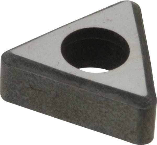 Made in USA - 3/8" Inscribed Circle, Triangle Interchangeable Head Shim for Indexables - Carbide, 3/16" Thick, ITSN Shim Style, Negative Rake - Exact Tooling