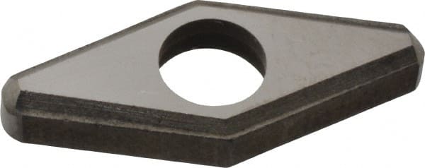 Made in USA - 3/8" Inscribed Circle, Diamond (Shape) Shim for Indexables - Carbide, 1/8" Thick, IVSN Shim Style, Negative Rake - Exact Tooling