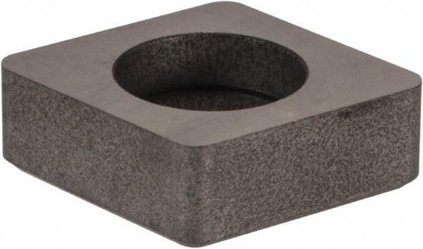 Made in USA - 1/2" Inscribed Circle, Diamond (Shape) Shim for Indexables - Carbide, 3/16" Thick, MCN Shim Style, Negative Rake - Exact Tooling