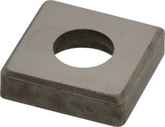 Made in USA - 3/4" Inscribed Circle, Square Shim for Indexables - Carbide, 3/16" Thick, SM Shim Style, Negative Rake - Exact Tooling