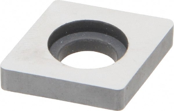 Made in USA - 3/4" Inscribed Circle, Diamond (Shape) Shim for Indexables - Carbide, 3/16" Thick, SM Shim Style, Negative Rake - Exact Tooling