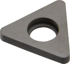 Made in USA - 1/2" Inscribed Circle, Triangle Shim for Indexables - Carbide, 1/8" Thick, STN Shim Style, Negative Rake - Exact Tooling