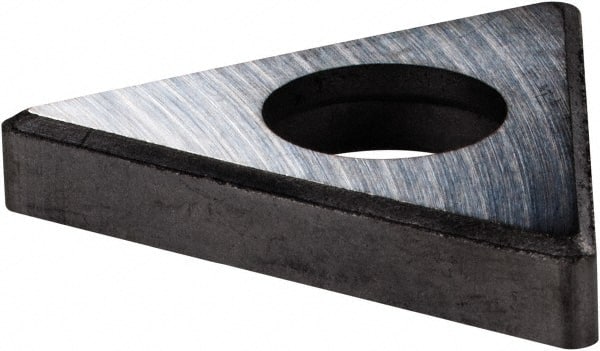 Made in USA - 3/4" Inscribed Circle, Triangle Shim for Indexables - Carbide, 3/16" Thick, TSN Shim Style, Negative Rake - Exact Tooling