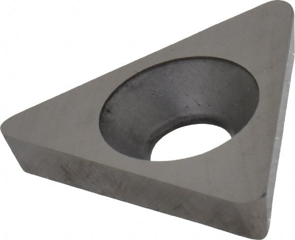 Made in USA - 1/2" Inscribed Circle, Triangle Shim for Indexables - Carbide, 1/8" Thick, SM Shim Style, Positive Rake - Exact Tooling