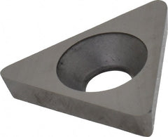 Made in USA - 1/2" Inscribed Circle, Triangle Shim for Indexables - Carbide, 1/8" Thick, SM Shim Style, Positive Rake - Exact Tooling
