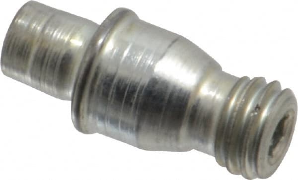 Made in USA - NLC-46, 1/2" Inscribed Circle, 3/32" Hex Socket, M6.3x1 Thread, Negative Lock Pin for Indexable Turning Tools - Exact Tooling