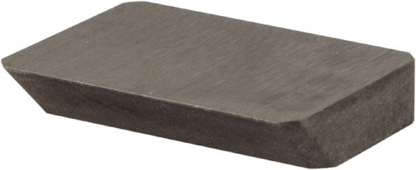 Made in USA - 1/2" Inscribed Circle, Square, CBS Chipbreaker for Indexables - 0.094" Thick, 0.157" Effective Width, Carbide - Exact Tooling