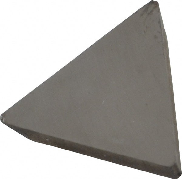 Made in USA - 1/2" Inscribed Circle, Triangle, T Chipbreaker for Indexables - Left Hand, Right Hand Cut, 0.094" Thick, 0.101" Effective Width, Carbide - Exact Tooling