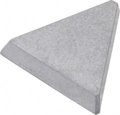 Made in USA - 5/8" Inscribed Circle, Triangle, T Chipbreaker for Indexables - Left Hand, Right Hand Cut, 0.094" Thick, 0.141" Effective Width, Carbide - Exact Tooling