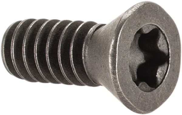 Made in USA - Torx Cap Screw for Indexables - #6-32 Thread, Industry Std SE-02-04, For Use with Inserts - Exact Tooling