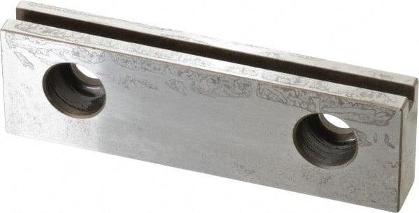 Kurt - 3 Piece Vise Jaw Plate - Steel, 3.969" Long, 0.547" Wide, 1.235" High - Exact Tooling