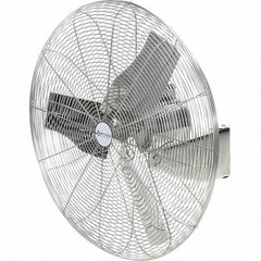 Airmaster - 30" Blade, 1/4 hp, 8,800 Max CFM, Single Phase Food Service Non-Oscillating Wall Mounting Fan - 115/230 Volts, 1 Speed - Exact Tooling