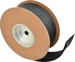 Techflex - Black Braided Cable Sleeve - 25' Coil Length, -103 to 257°F - Exact Tooling