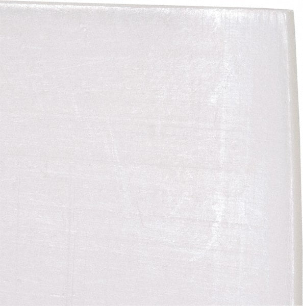 Made in USA - 0.1250 Inch Thick x 6 Inch Wide x 1 Ft. Long, Plastic Film - PTFE (Virgin), +/-0.007 Inch Tolerance - Exact Tooling