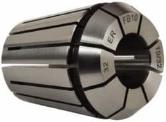 Kennametal - 0.5538 to 0.5938" ER32 Collet - 0.0203mm TIR, 40.01mm OAL, 32.99mm Overall Diam - Exact Tooling