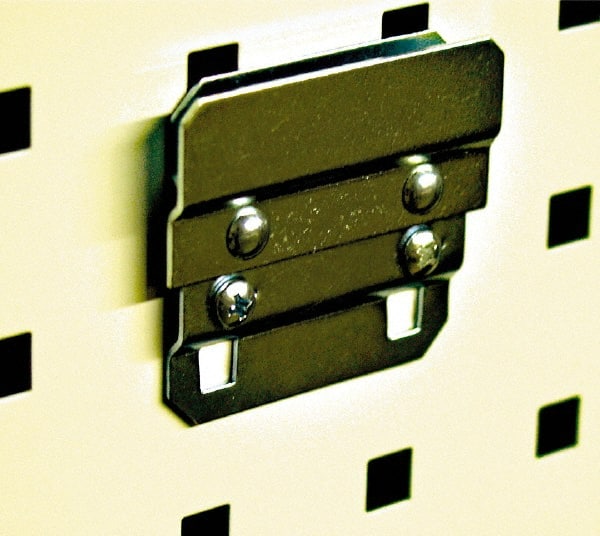 Triton - Bin Clip Pegboard Hook - 7/16" Projection, Steel - Exact Tooling