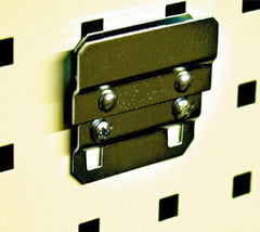 Triton - Bin Clip Pegboard Hook - 7/16" Projection, Steel - Exact Tooling