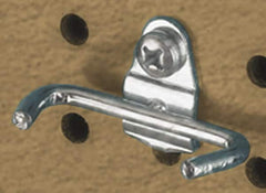 Triton - 3/16" Diam, 3/4" Long Plier Pegboard Hook - 1-3/16" Projection, Steel - Exact Tooling
