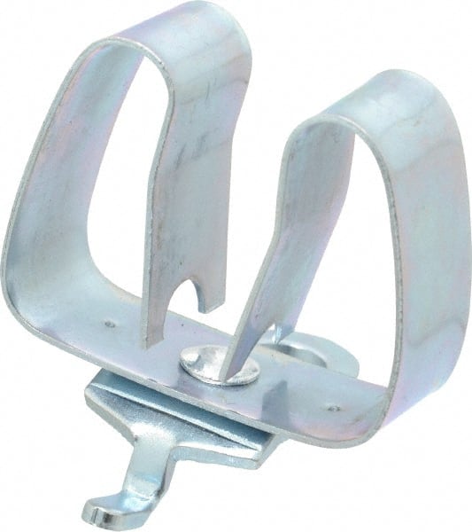 Triton - Single Spring Clip Pegboard Hook - 1-7/16" Projection, Steel - Exact Tooling