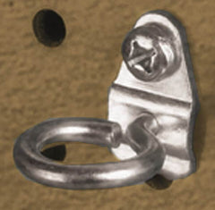 Triton - 3/4" ID, 3/16" Diam, 1-5/16" Long Single Ring Tool Holder Pegboard Hook - 1-3/8" Projection, Steel - Exact Tooling
