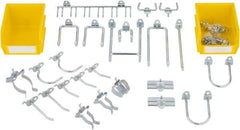 Triton - Pegboard Hook Set - Steel & Plastic - Exact Tooling