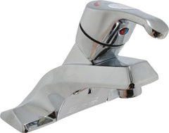 Moen - Lever Handle, Deck Plate Bathroom Faucet - One Handle, No Drain, Standard Spout - Exact Tooling