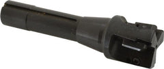 APT - 1-5/8" Cut Diam, 0.65" Max Depth of Cut, 5-7/8" OAL, Indexable Square Shoulder End Mill - TPC 32..., TPG 32., TPU 32. Inserts, R8 90° Lead Angle, Series Tri-Dex - Exact Tooling