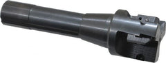 APT - 1-3/4" Cut Diam, 0.65" Max Depth of Cut, 5-7/8" OAL, Indexable Square Shoulder End Mill - TPC 32..., TPG 32., TPU 32. Inserts, R8 90° Lead Angle, Series Tri-Dex - Exact Tooling