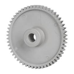 Made in USA - 48 Pitch, 2-1/4" Pitch Diam, 2.333" OD, 54 Tooth Spur Gear - 1/4" Face Width, 5/16" Bore Diam, 43/64" Hub Diam, 20° Pressure Angle, Acetal - Exact Tooling