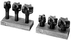 APT - 2 to 3" Cutting Diam, 1-1/4" Shank Diam, Indexable End Mill Set - 3, 5 Inserts, QMS Carbide Toolholder, Series Quad-Mill - Exact Tooling