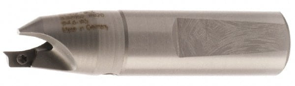 Kennametal - 7.94 to 9mm Diam, Whistle Notch Shank, 20mm Body Shank Diam, Combo Chamfer and Countersink Drill - 9mm Drill Shank Diam, 3.41020R9.. Insert, 95mm OAL - Exact Tooling