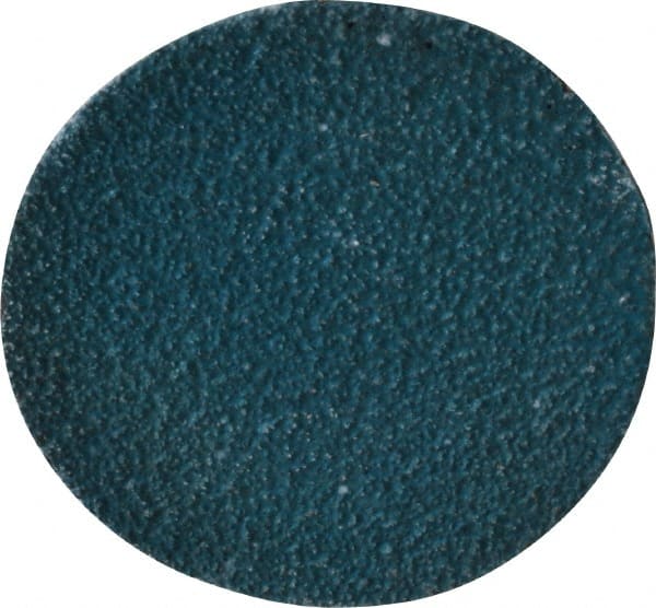 Tru-Maxx - 2" Disc Diam, 60 Grit, Zirconia Alumina Quick Change Disc - Type R Attaching System, Coated, Blue, Medium Grade - Exact Tooling