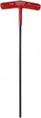 Bondhus - 4mm Hex, T-Handle Cushion Grip, Hex Key - 229mm OAL, Metric System of Measurement - Exact Tooling