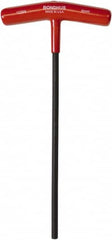 Bondhus - 6mm Hex, T-Handle Cushion Grip, Hex Key - 229mm OAL, Metric System of Measurement - Exact Tooling