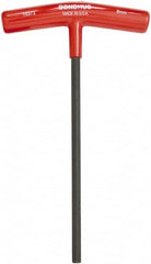 Bondhus - 8mm Hex, T-Handle Cushion Grip, Hex Key - 229mm OAL, Metric System of Measurement - Exact Tooling