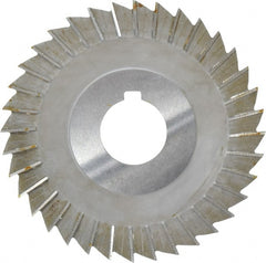 Value Collection - 5" Blade Diam x 1/8" Blade Thickness, 1-1/4" Hole, 40 Teeth, High Speed Steel Side Chip Saw - Straight Tooth, Arbor Connection, Uncoated - Exact Tooling
