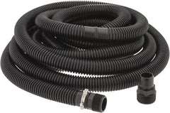 Little Giant Pumps - Sump Pump Hose; Hose Size: 1-1/4 ; Length (Feet): 24 ; Material: Corrugated Polyethylene ; Accessories: 1 1/2" PVC Male Adaptor and 1 Galvanized Steel Clamp - Exact Tooling