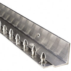 Aleco - 2Ft. Long Aluminum Boltless Dock Strip Door Mounting Hardware - For Use with Vinyl Strip Material (All Widths) - Exact Tooling