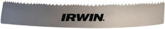 Irwin Blades - 3 to 4 TPI, 12' 6" Long x 1" Wide x 0.035" Thick, Welded Band Saw Blade - Bi-Metal, Toothed Edge - Exact Tooling