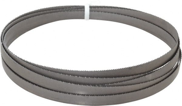 Irwin Blades - 14 TPI, 10' 4" Long x 1/2" Wide x 0.035" Thick, Welded Band Saw Blade - Bi-Metal, Toothed Edge, Wavy Tooth Set - Exact Tooling