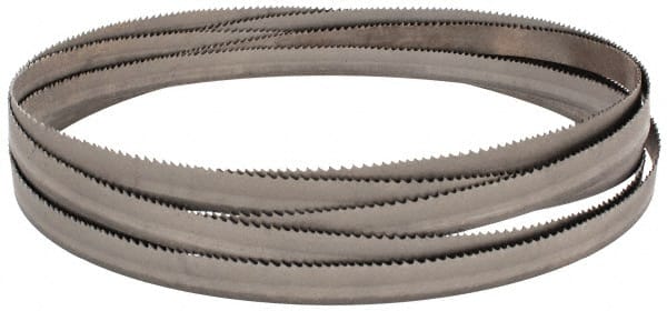 Irwin Blades - 8 to 12 TPI, 10' 5" Long x 1/2" Wide x 0.025" Thick, Welded Band Saw Blade - Bi-Metal, Toothed Edge - Exact Tooling