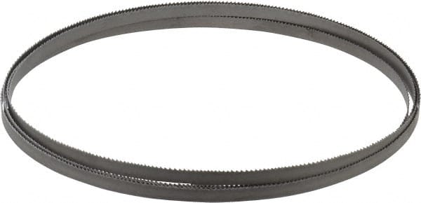 Irwin Blades - 10 to 14 TPI, 12' 6" Long x 3/8" Wide x 0.025" Thick, Welded Band Saw Blade - Bi-Metal, Toothed Edge - Exact Tooling